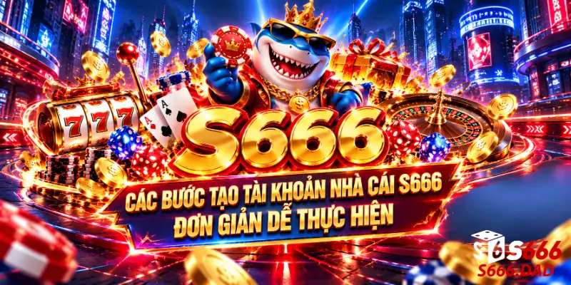 Các bước tạo tài khoản nhà cái S666 đơn giản dễ thực hiện